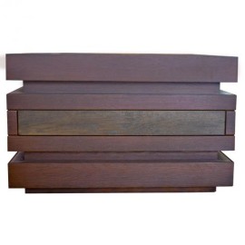 Mesa De Centro Muebles Chideli Life Color Tabaco
