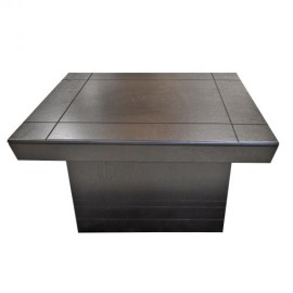 Mesa De Centro Muebles Chideli Austin Color Chocolate