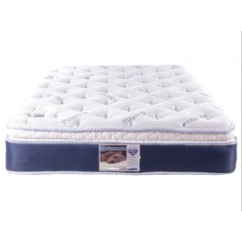 Colchón Matrimonial + Base Sping Air Edition Europillow Blanco/azul