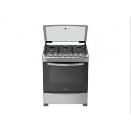 Whirlpool Wf7419 D Plata Estufa 6 Quemadores  30"