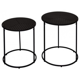 Mesa De Centro Dib Mml007 Color Negro