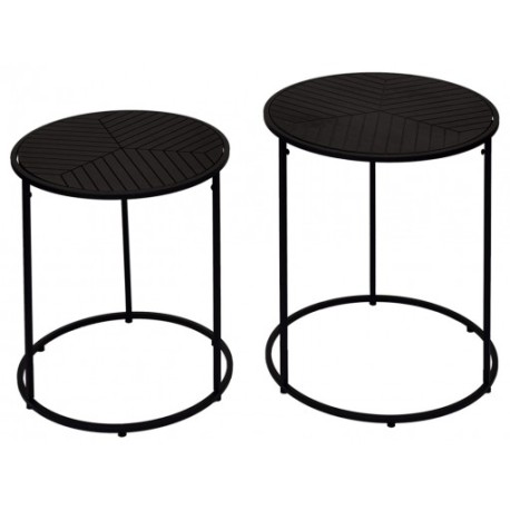 Mesa De Centro Dib Mml007 Color Negro