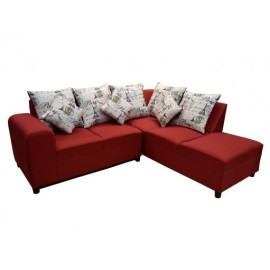 Sala Esquinera Famalt Europa Louis Color Rojo