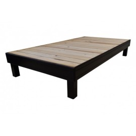 Base De Cama Salcido Muebles In7000 Color Chocolate